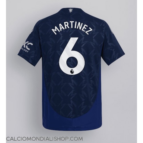 Maglie da calcio Manchester United Lisandro Martinez #6 Seconda Maglia 2024-25 Manica Corta